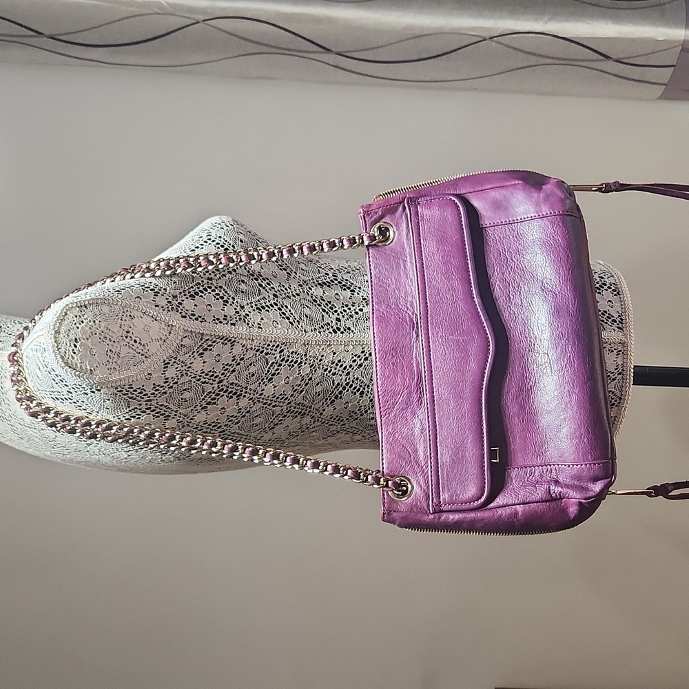 SOLD - REBECCA MINKOFF Swing Leather Bag